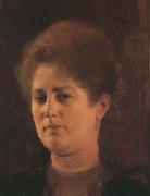 Gustav Klimt Portrait of a Lady (Frau Heymann) around (mk20) oil painting reproduction